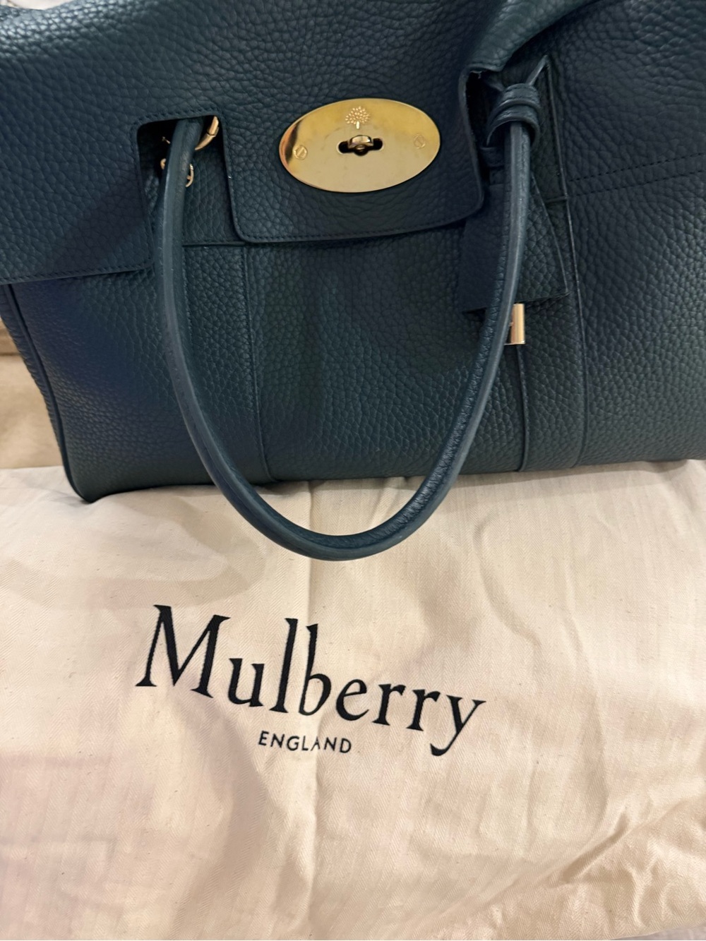 Mulberry Bayswalter Green Heavy Grain - Picture 12 of 14